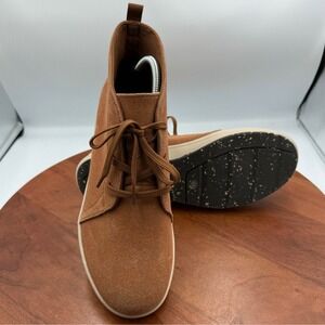 Easy Spirit Sphere 3 Sesphere Lace Up Slip On Shootie Booties Tan Womens 10 Wide